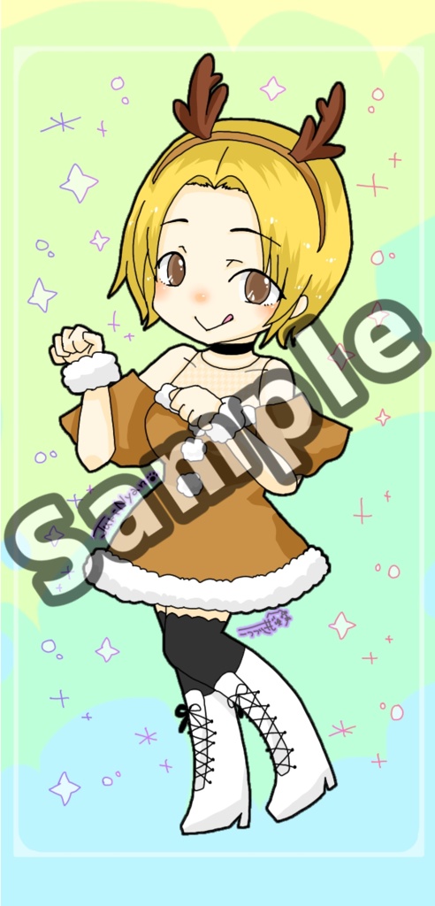 【似キャラ】2021,12神聖フレラモクリスマス（じゅりにゃん）