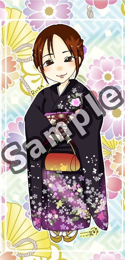 【似キャラ】2022,1神聖フレラモお正月晴れ着（RiiSA）