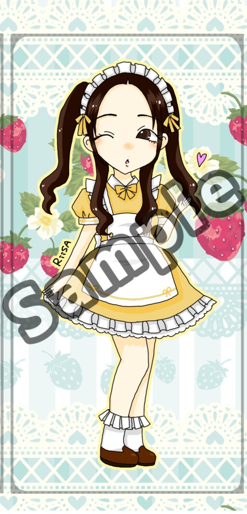 【似キャラ】2022,2神聖フレラモメイドバレンタイン（RiiSA）