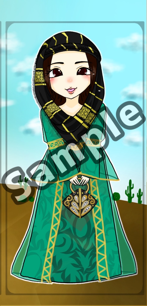 【似キャラ】2022,3神聖フレラモドバイアバヤ（RiiSA）