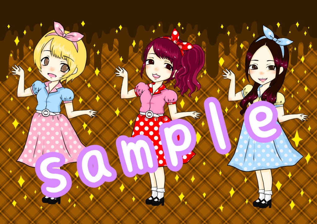 【似キャラ】2022,4キャラメリアver.(神聖フレラモ)（3枚コンプセット）