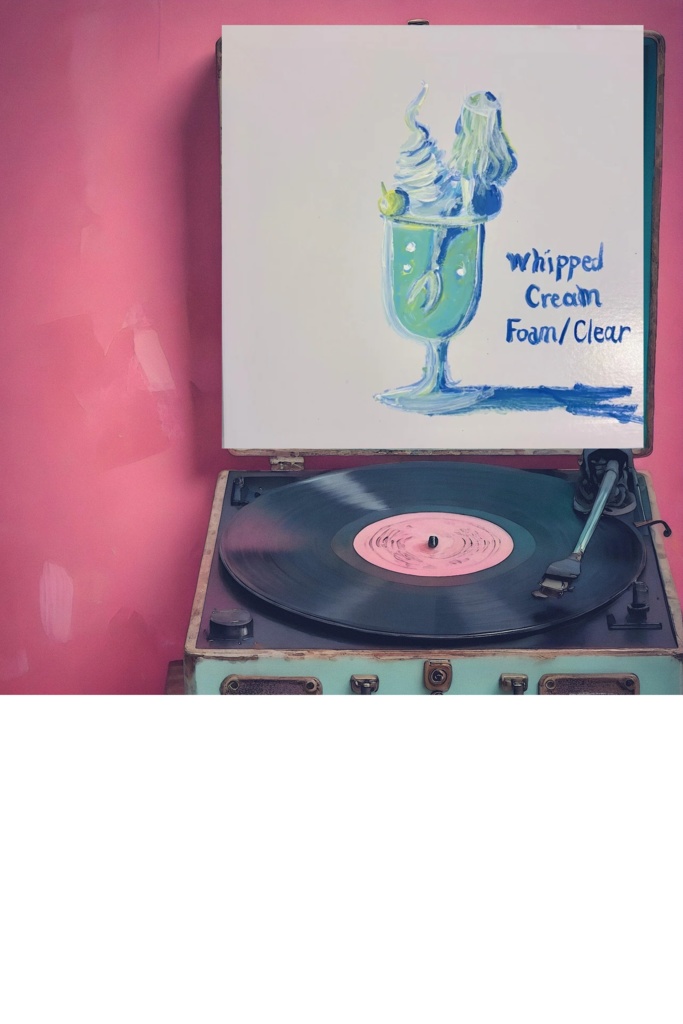 【原画】架空レコード(ホイップ+泡+透明)