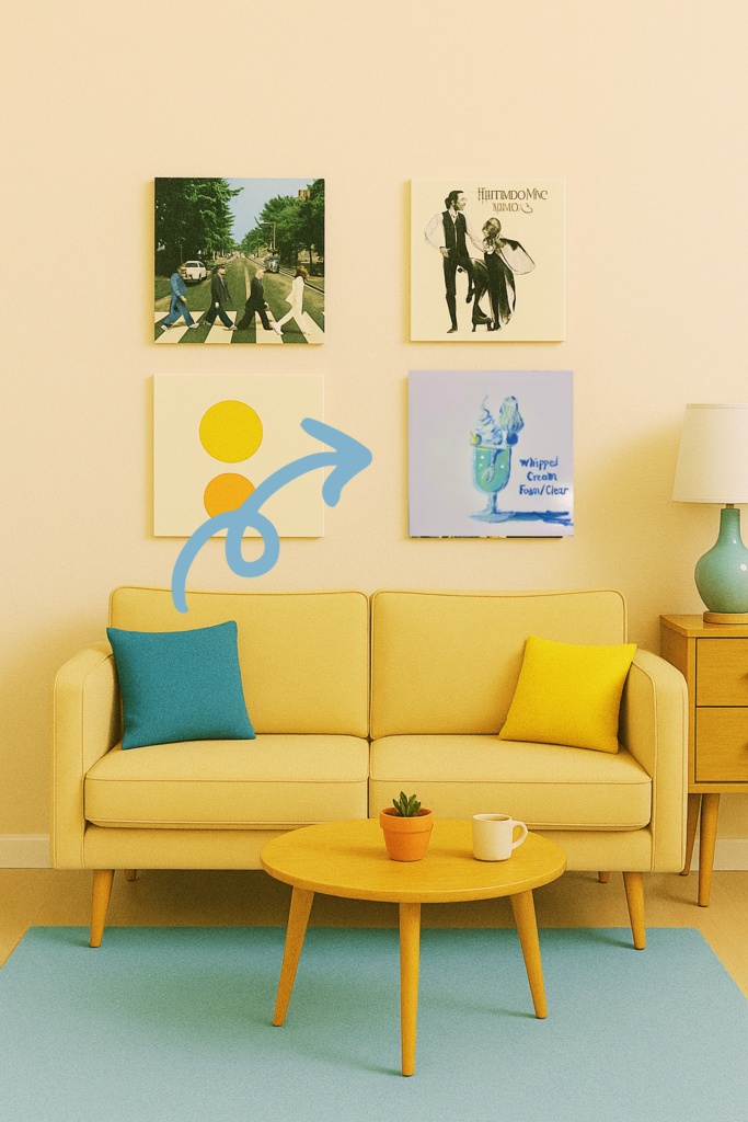 【原画】架空レコード(ホイップ+泡+透明)