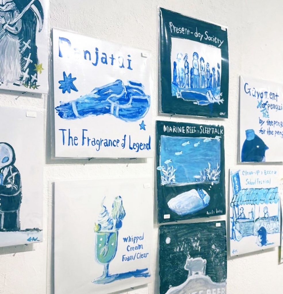 【原画】架空レコード(マリンリーフ+寝言+アクリル板)