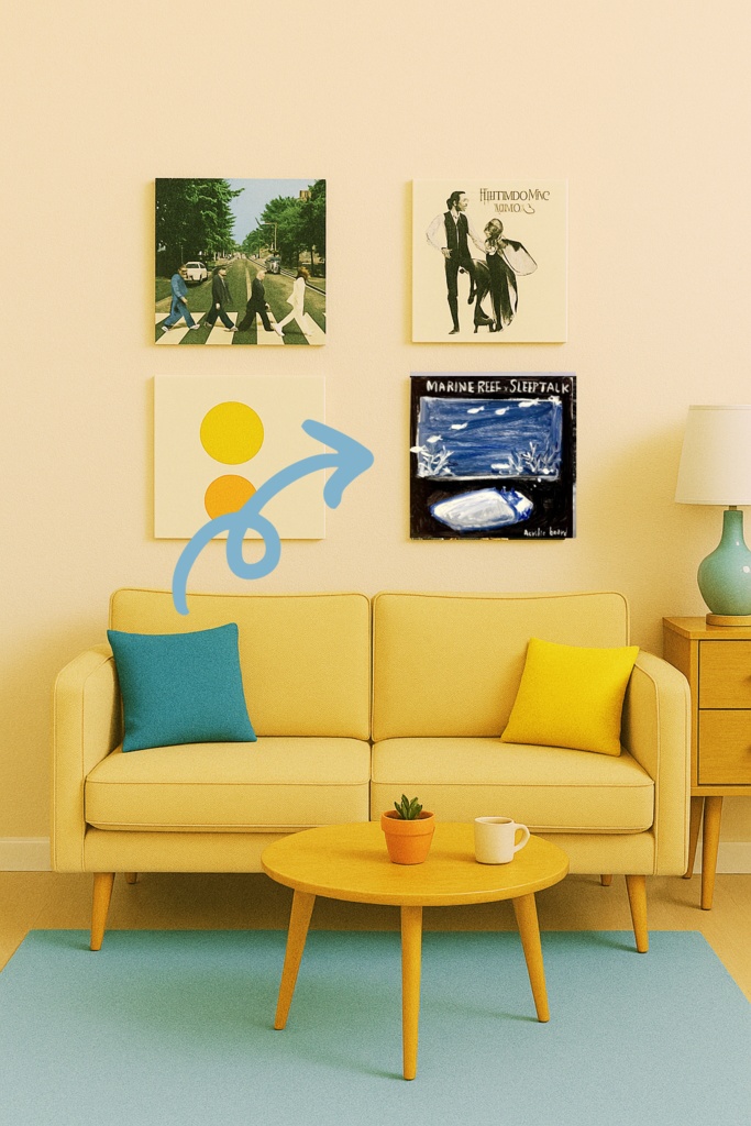 【原画】架空レコード(マリンリーフ+寝言+アクリル板)