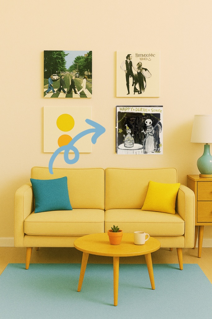 【原画】架空レコード(ハッピー+デス+ソング)