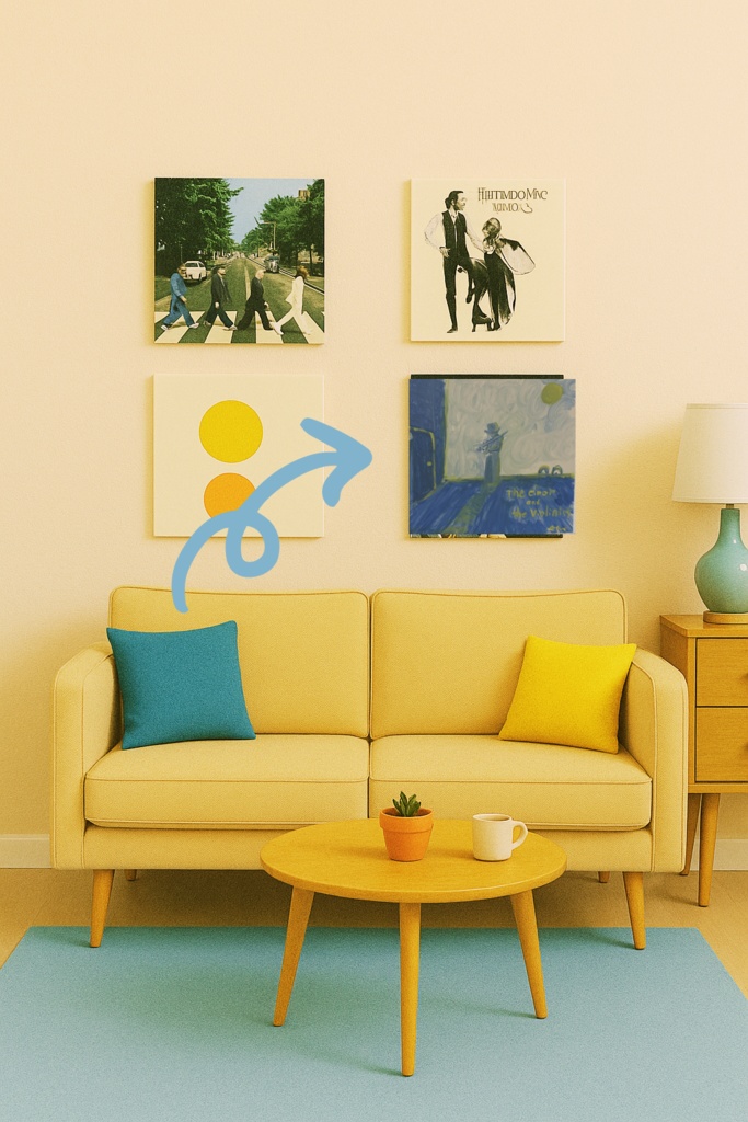 【原画】架空レコード(ドア+ヴァイオリニスト)