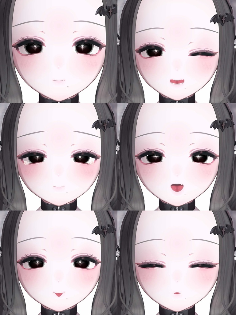 kumaly twins face animation ( Blendshape )