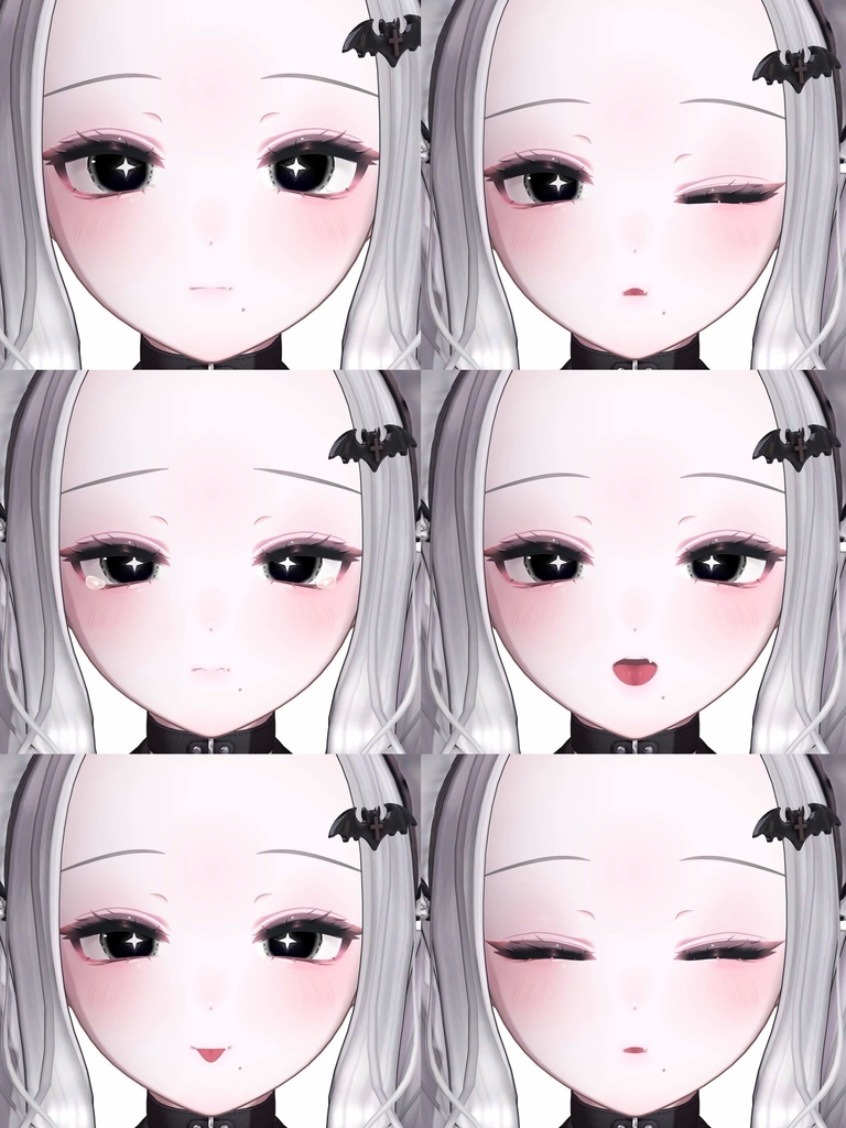 kumaly twins face animation ( Blendshape )