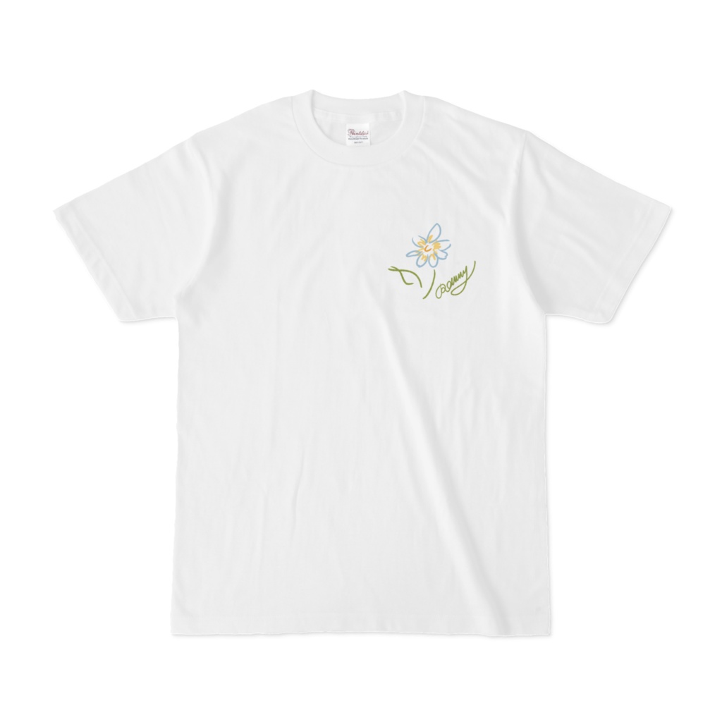らくがきしちゃったTシャツ(マーガレット×チェック)