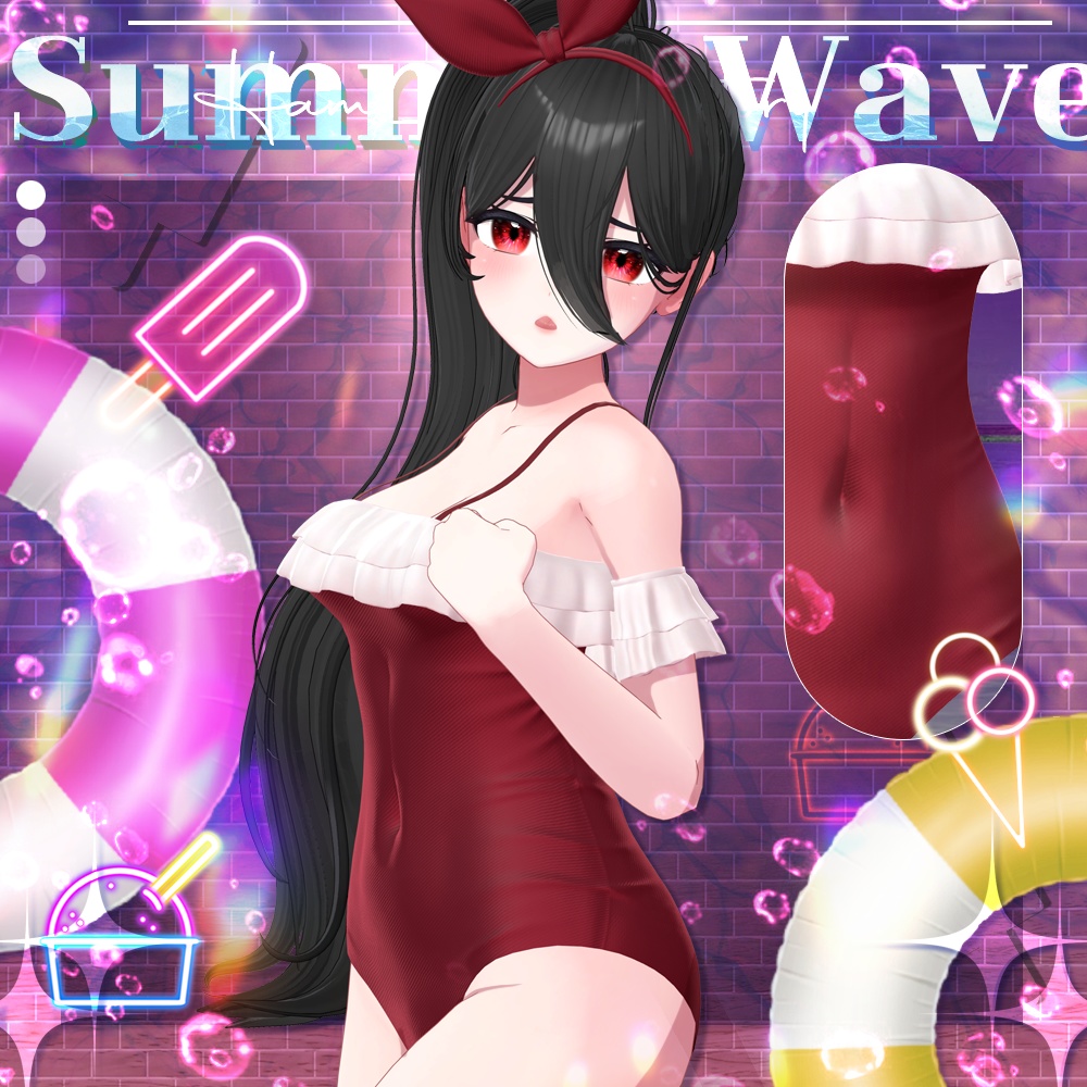 【10アバター対応】 Summer Wave