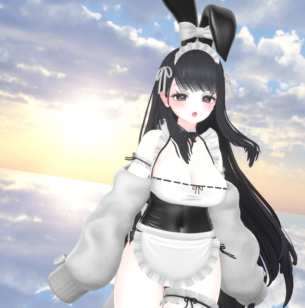 【11アバター対応】 Rabbit Maid 🐰