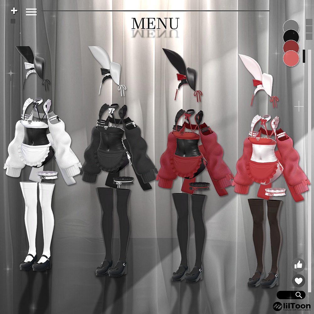 【11アバター対応】 Rabbit Maid 🐰