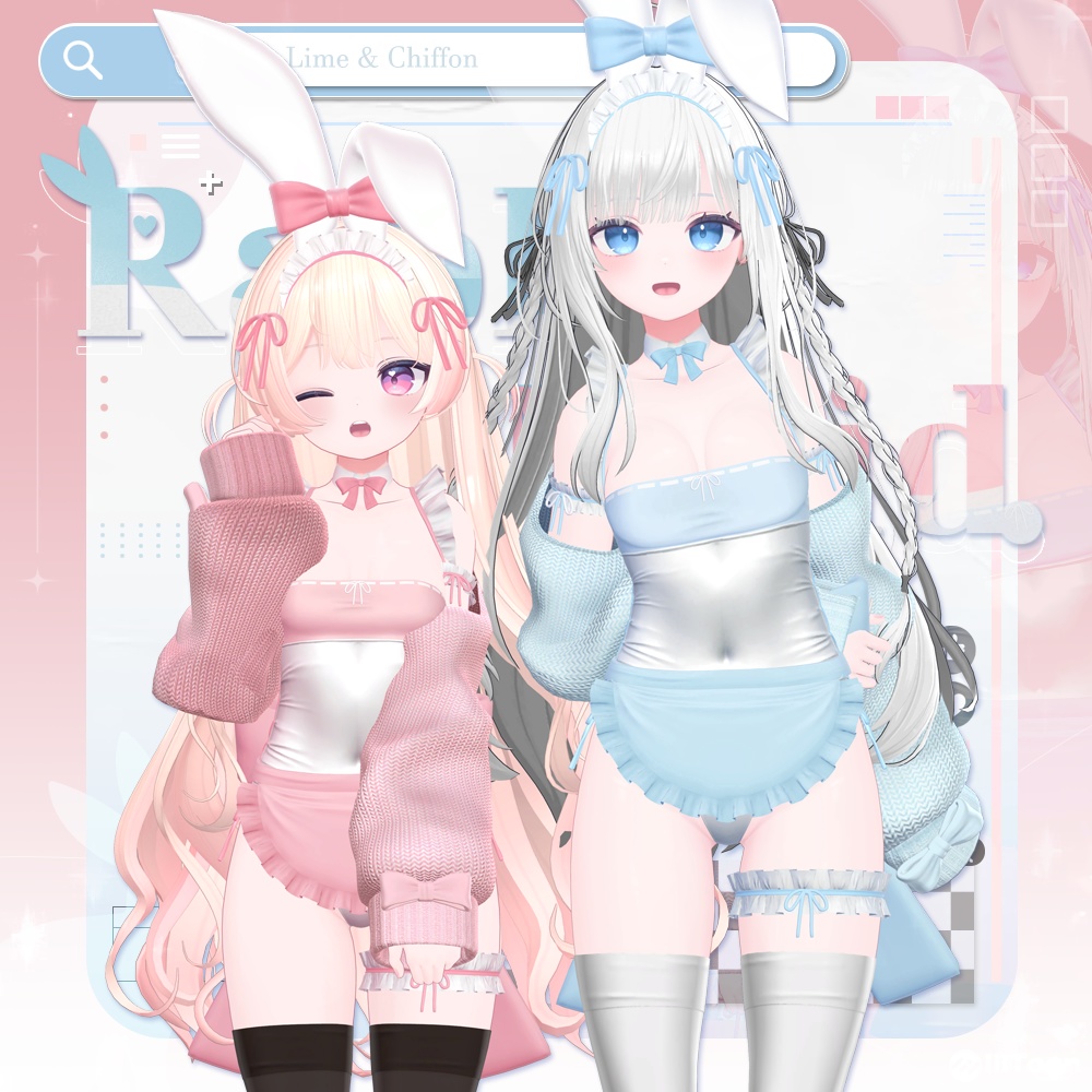【11アバター対応】 Rabbit Maid 🐰