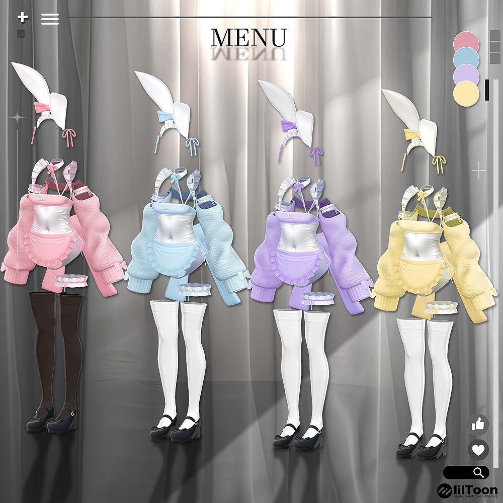 【11アバター対応】 Rabbit Maid 🐰