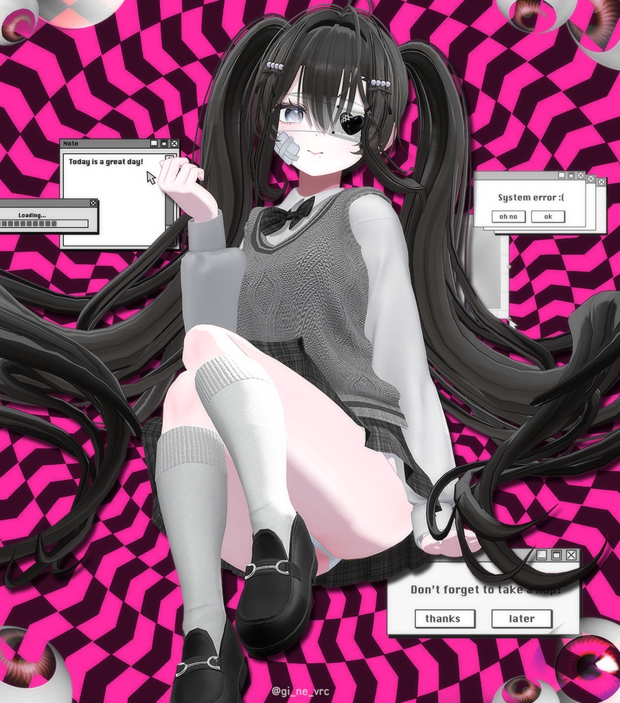 【12アバター対応】 Autumn School Uniform