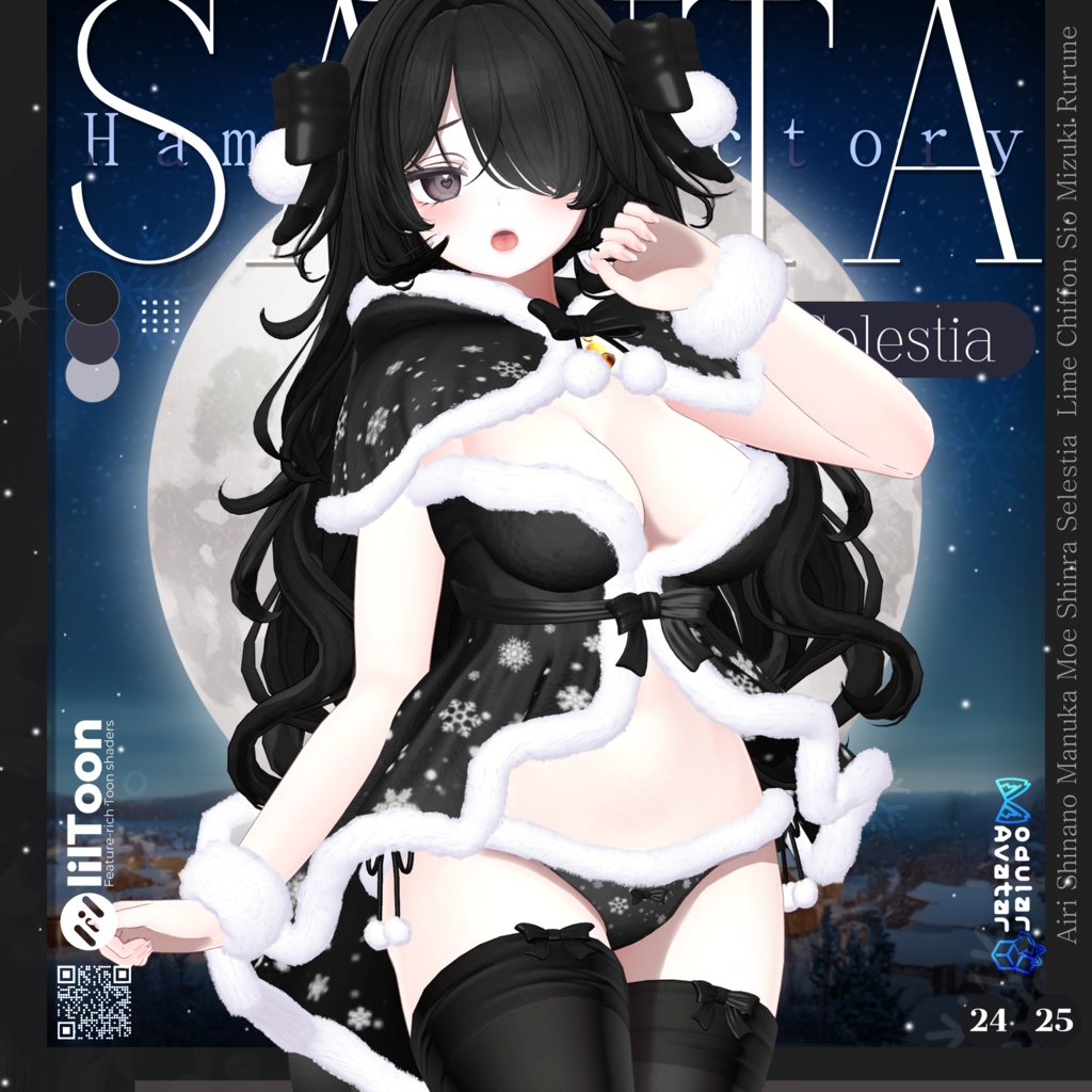 🎄【16アバター対応】 Cat Santa🎅