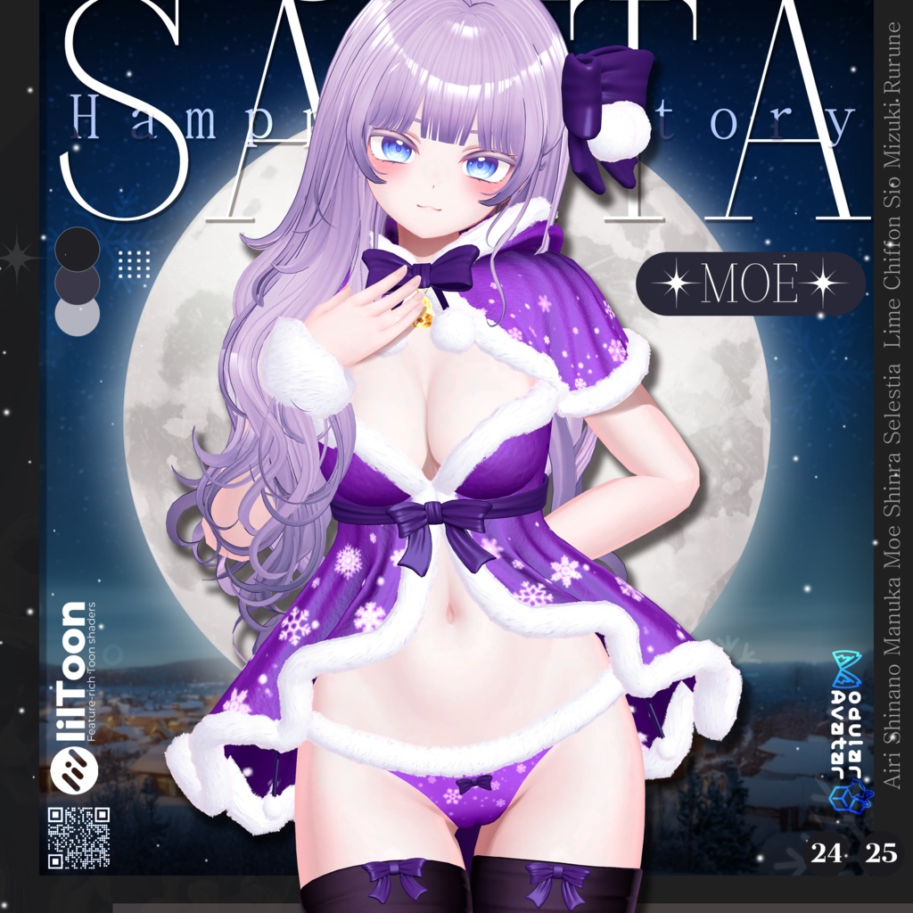 🎄【16アバター対応】 Cat Santa🎅