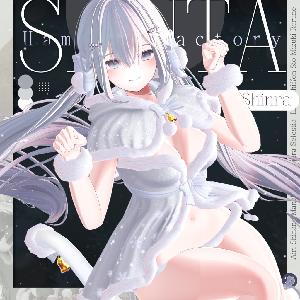 🎄【16アバター対応】 Cat Santa🎅