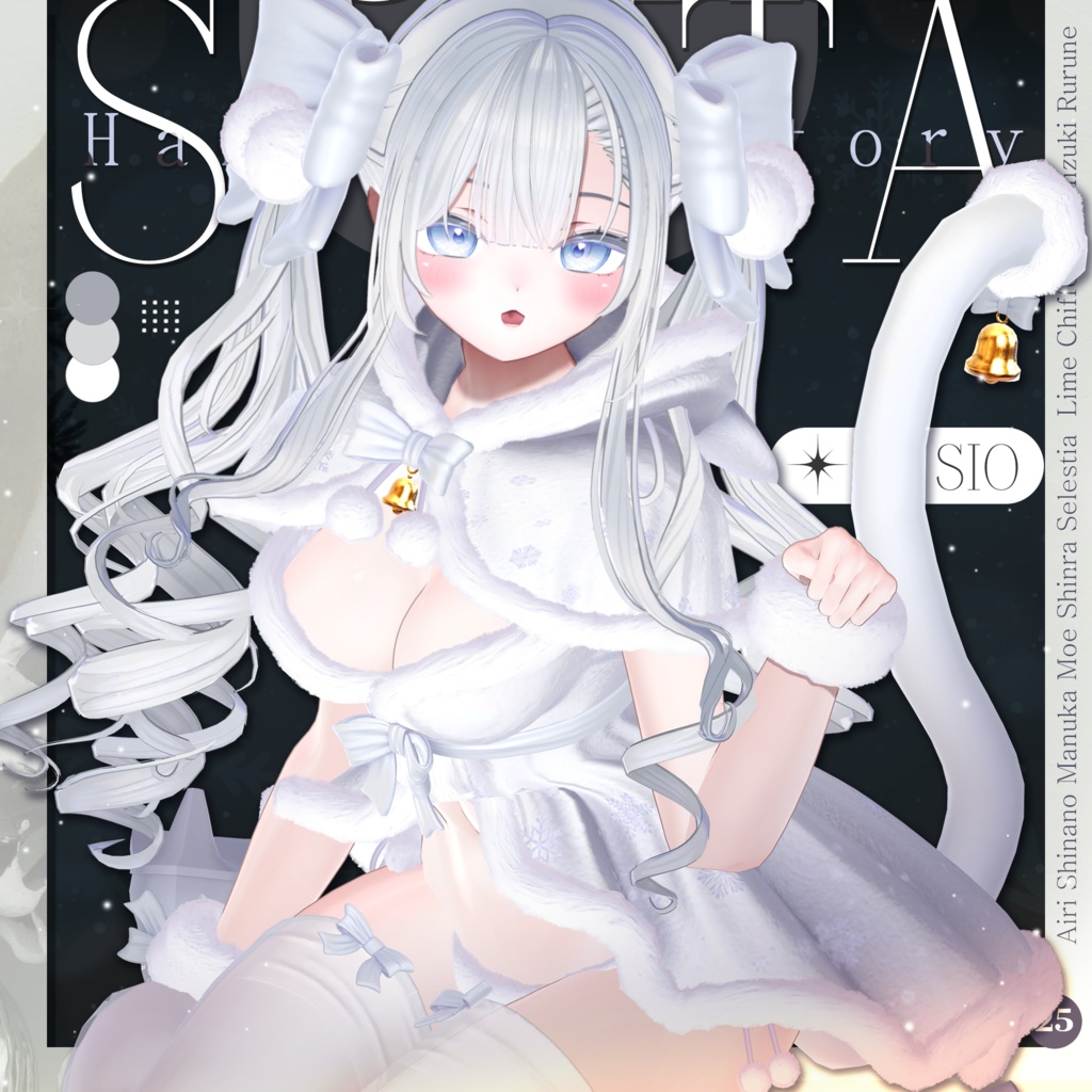 🎄【16アバター対応】 Cat Santa🎅