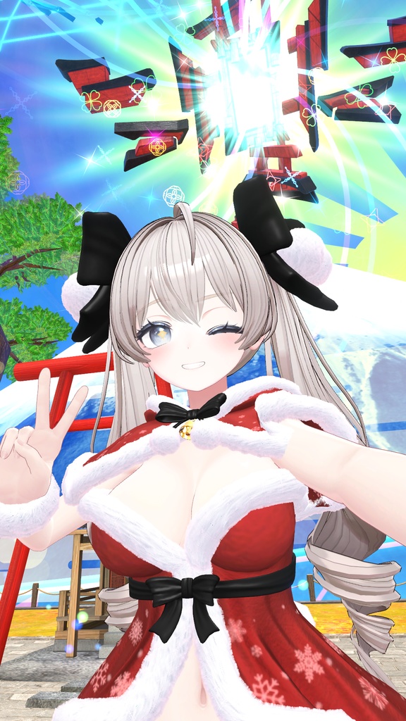 🎄【16アバター対応】 Cat Santa🎅