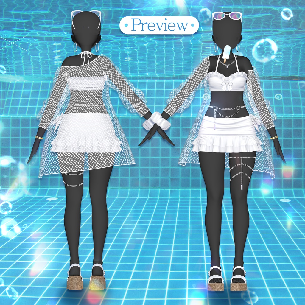 🌊 【12アバター対応】 Shining Wave 👙