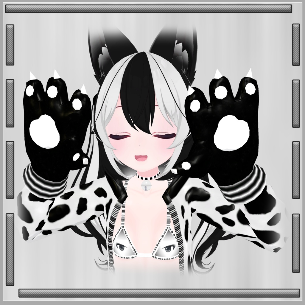 『まえあけきぐるみ』牛のリテクスチャ