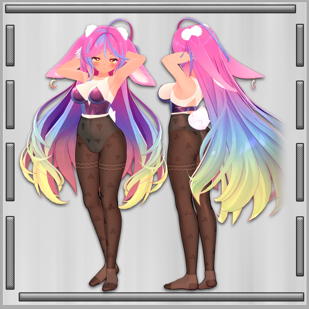 ストライプタイツ Striped Tights (Apollo, Selestia, Inaba Kaya, Milltina)