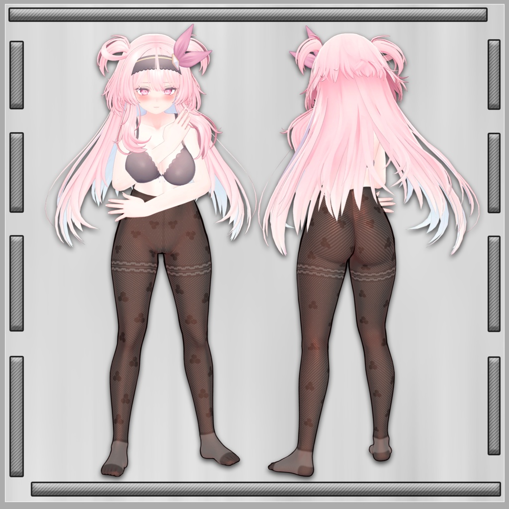 ストライプタイツ Striped Tights (Apollo, Selestia, Inaba Kaya, Milltina)