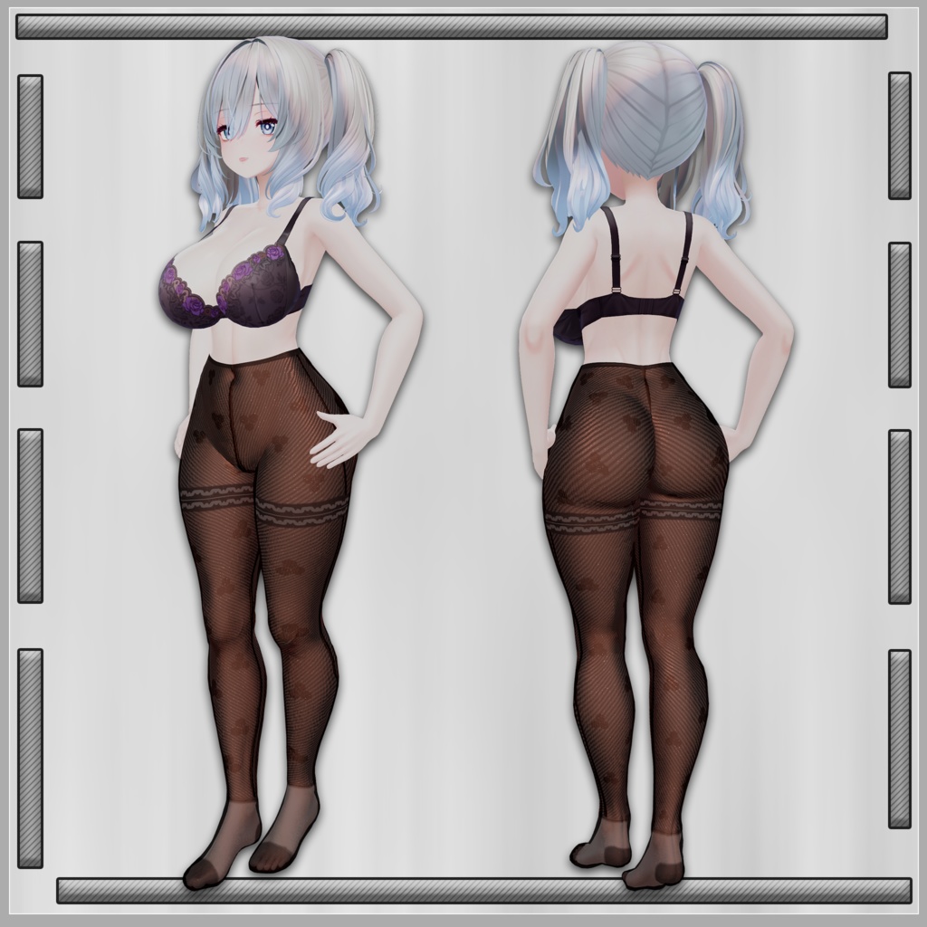 ストライプタイツ Striped Tights (Apollo, Selestia, Inaba Kaya, Milltina)