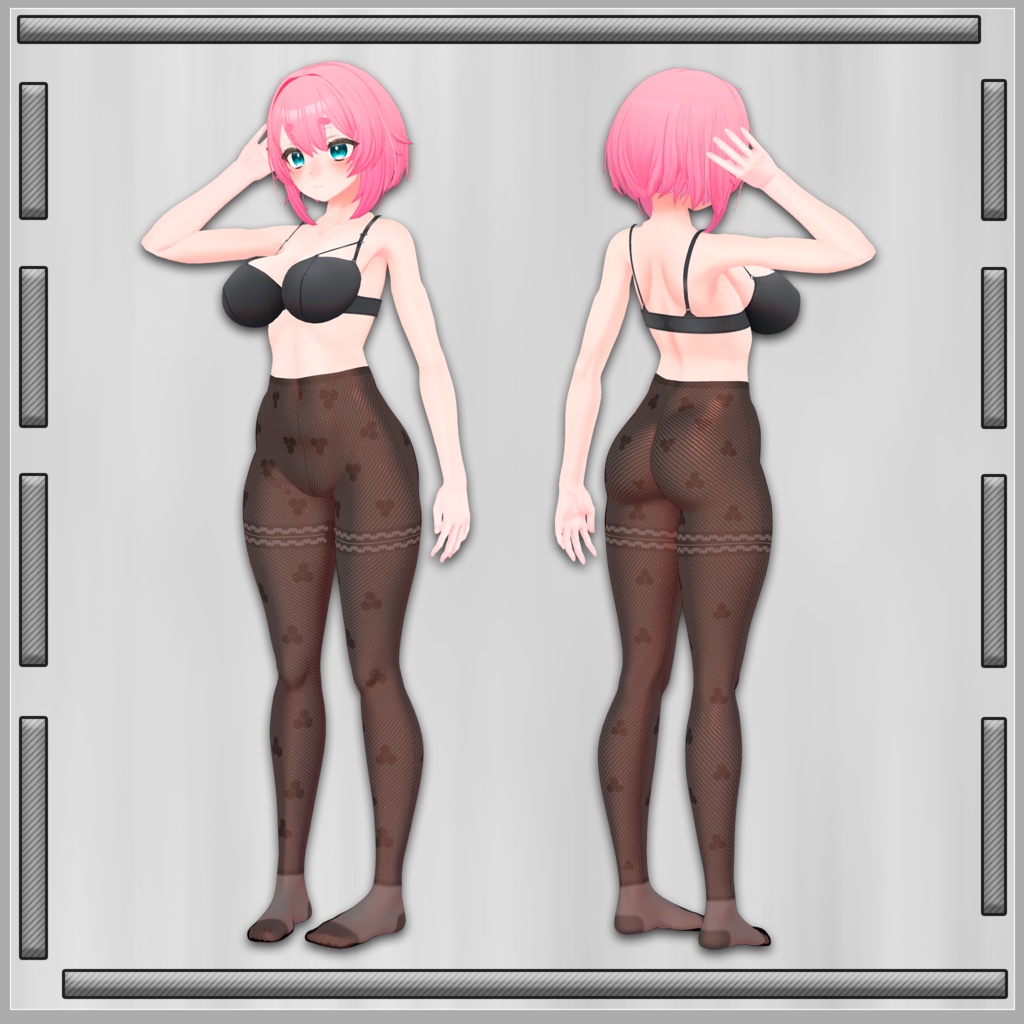 ストライプタイツ Striped Tights (Apollo, Selestia, Inaba Kaya, Milltina)