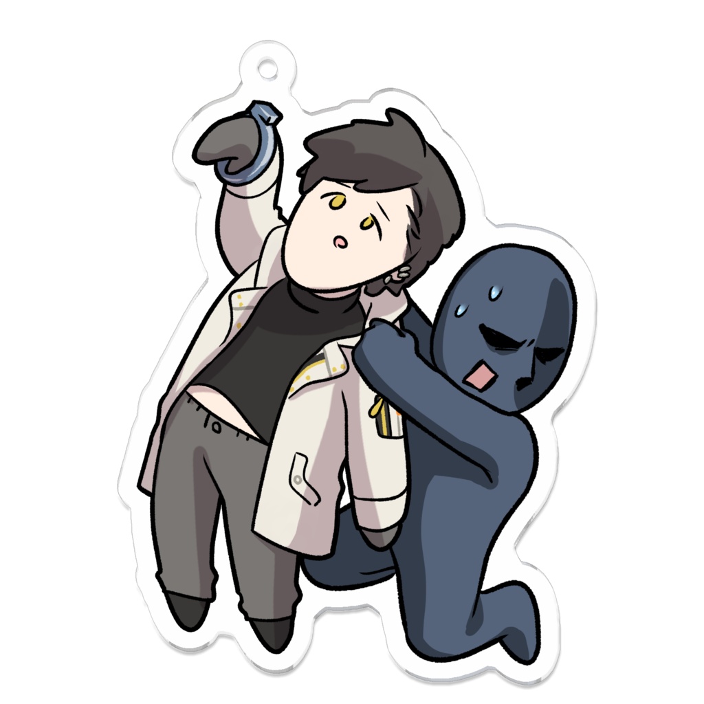 埜間くん&監視員のぶら下がりアクリルキーホルダー