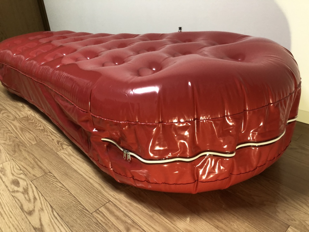 【ワインレッド】インフレータブルスリープサック