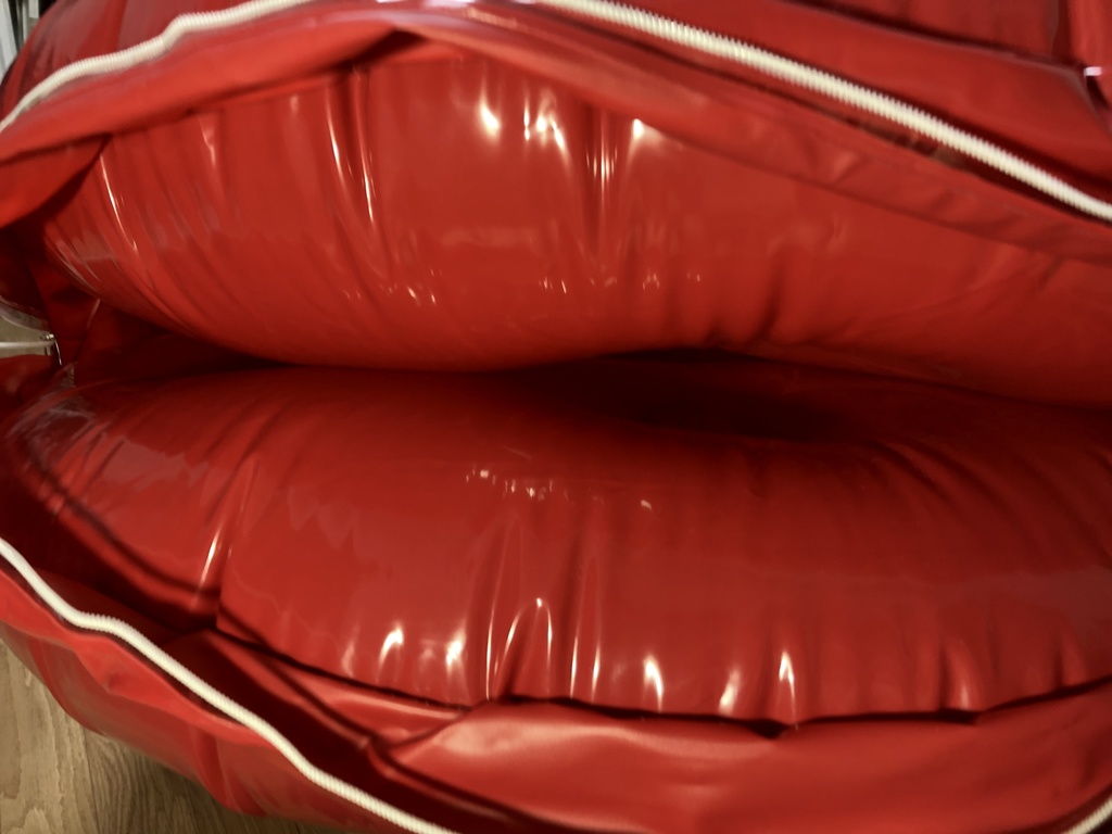 【ワインレッド】インフレータブルスリープサック