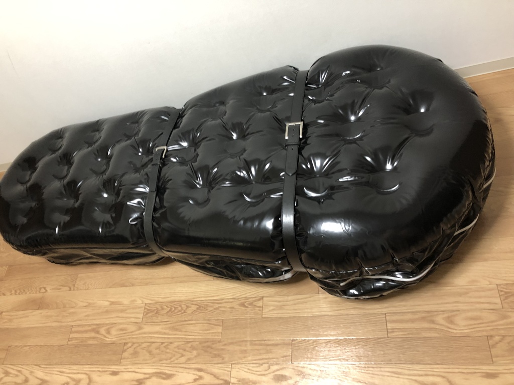 【ブラック】インフレータブルスリープサック