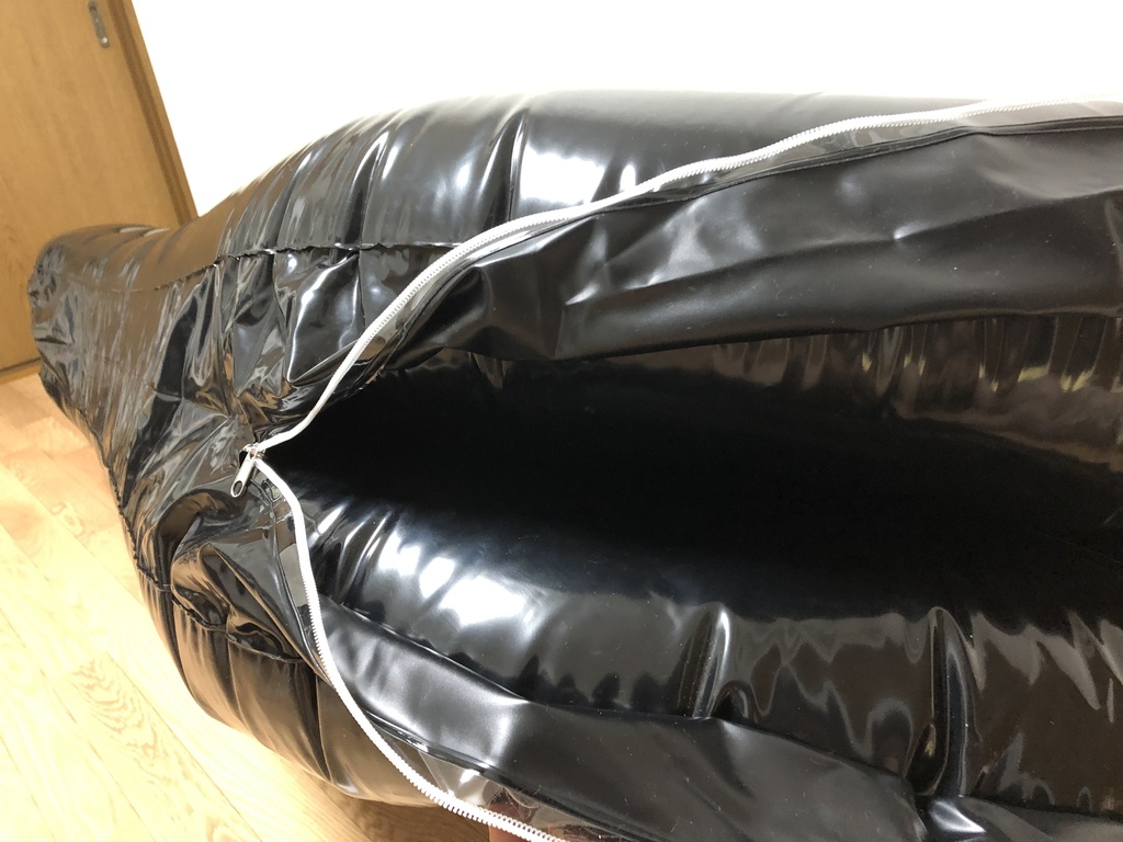 【ブラック】インフレータブルスリープサック