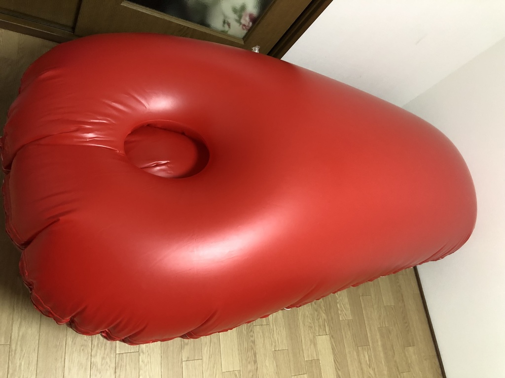 【レッド】顔出し穴ありスリープサック