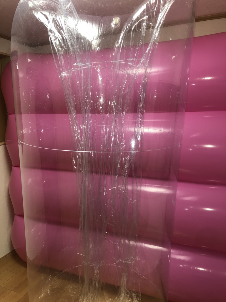 巨大ワーム型エアーバッグ クリアカラー