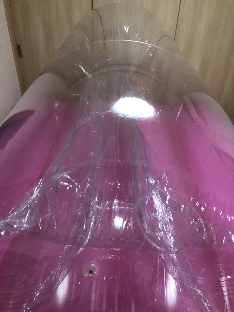 巨大ワーム型エアーバッグ クリアカラー