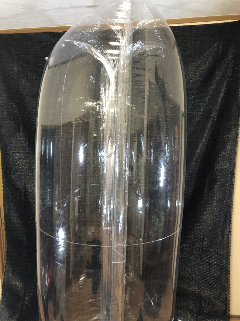 巨大ワーム型エアーバッグ クリアカラー