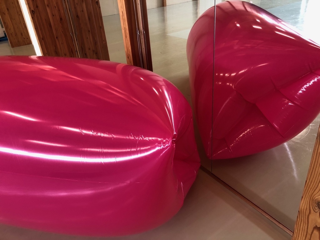 【レッド】巨大エアーバッグ ワーム型拘束具