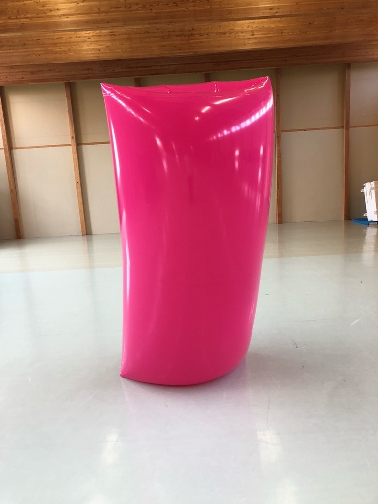 【レッド】巨大エアーバッグ ワーム型拘束具