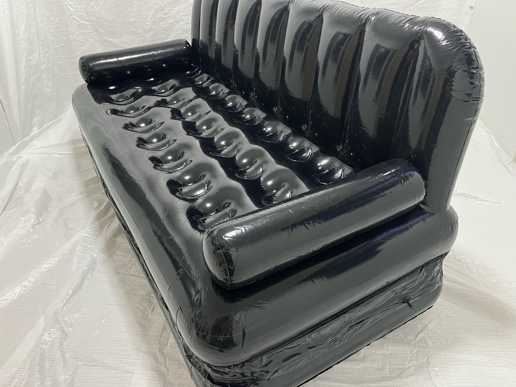 【ブラック】人食いボンデージ・エアソファー