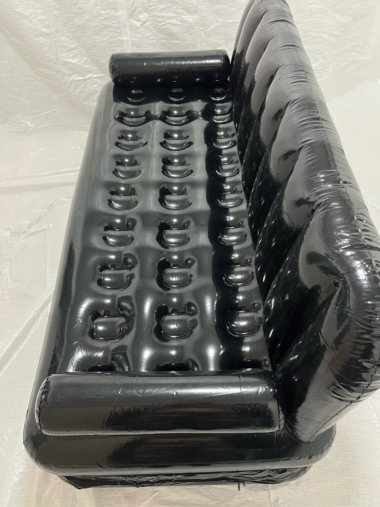 【ブラック】人食いボンデージ・エアソファー