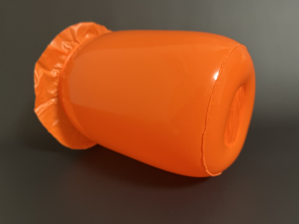 【オレンジ】ふわふわ空ビのエアホール スカートあり