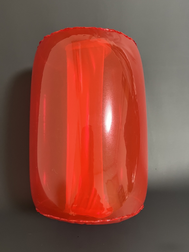 【クリアレッド/レッド】ふわふわ空ビのエアホール スカート無し