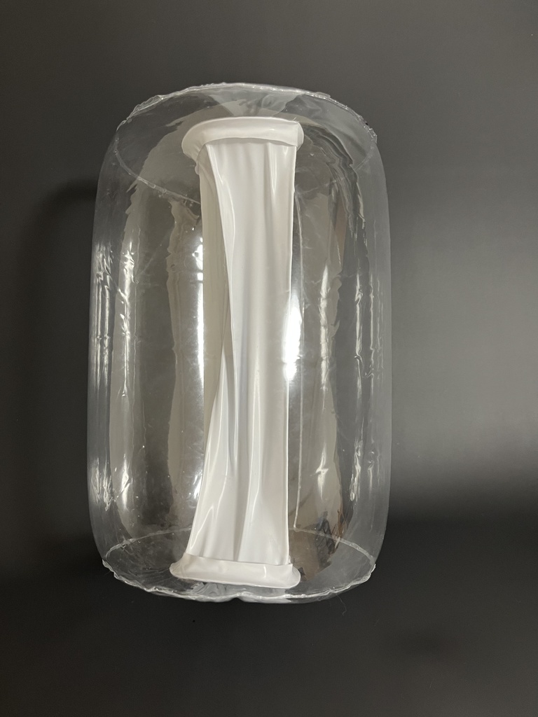 【クリア/ホワイト】ふわふわ空ビのエアホール スカート無し