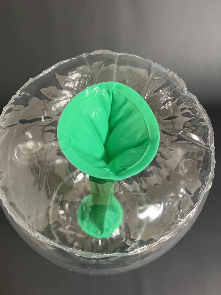 【クリア/グリーン】ふわふわ空ビのエアホール スカート無し