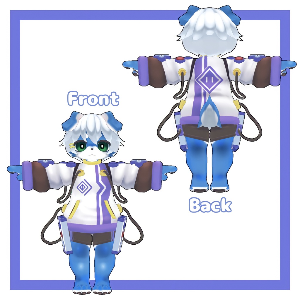 オリジナル3Dモデル【エシファーくん】