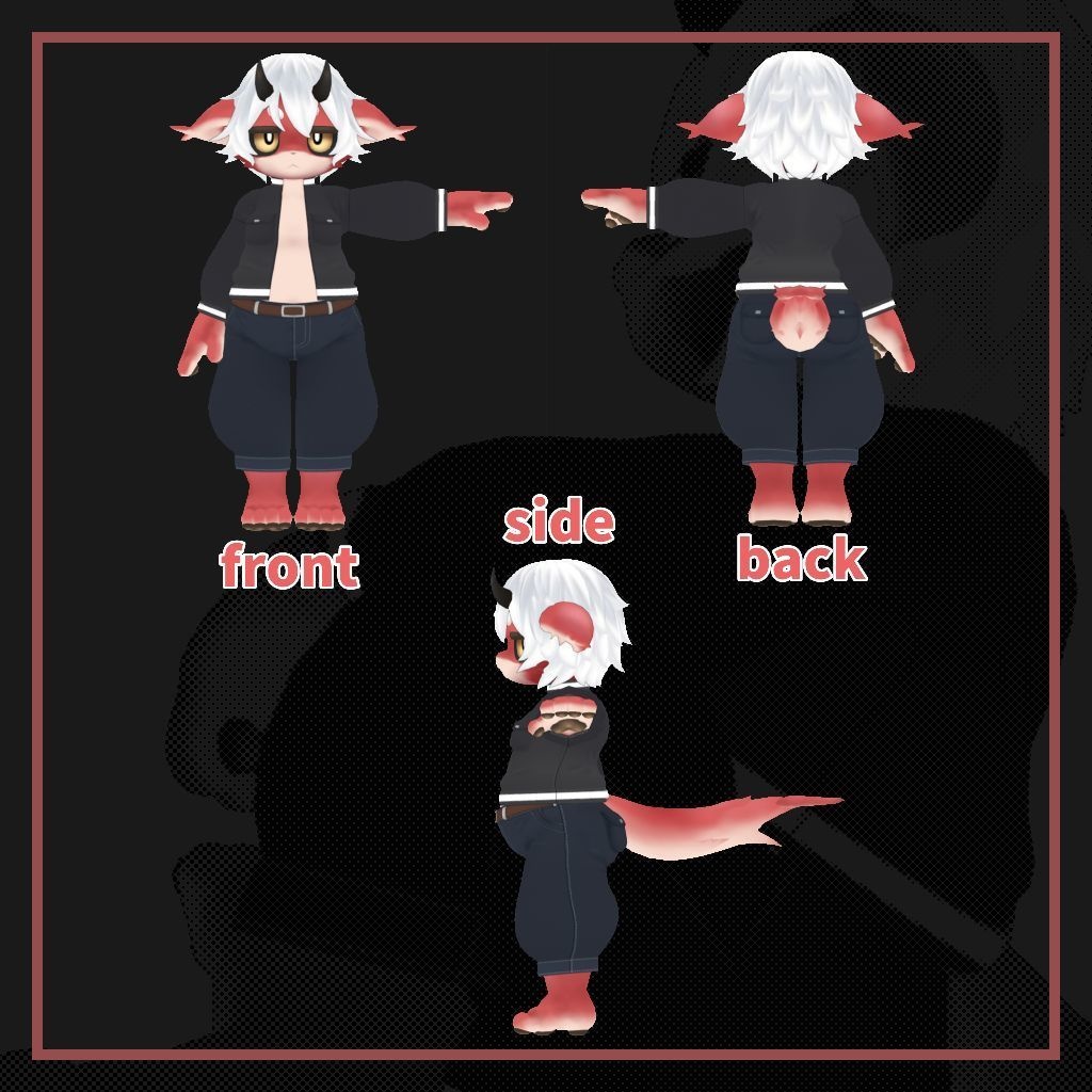 オリジナル3dモデル【ヴィネル】